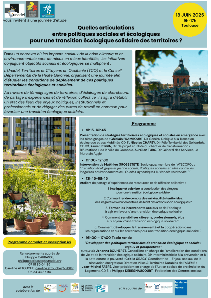 2025-06-18 JOURNÉE D'ÉTUDE AVEC LE CD HAUTE GARONNE - Flyer